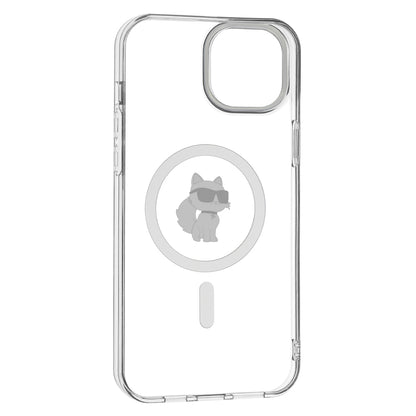 Puzdro MagSafe pre Apple iPhone 15 Plus / 14 Plus, Karl Lagerfeld, IML Choupette, Priehľadné