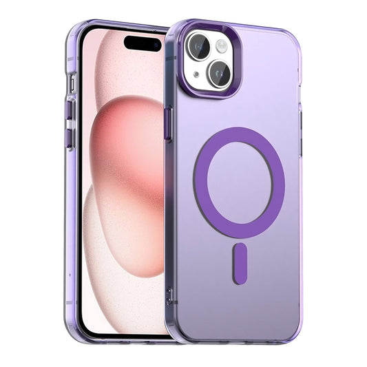 MagSafe puzdro pre Apple iPhone 15 Plus, Techsuit, CandyCase, fialové