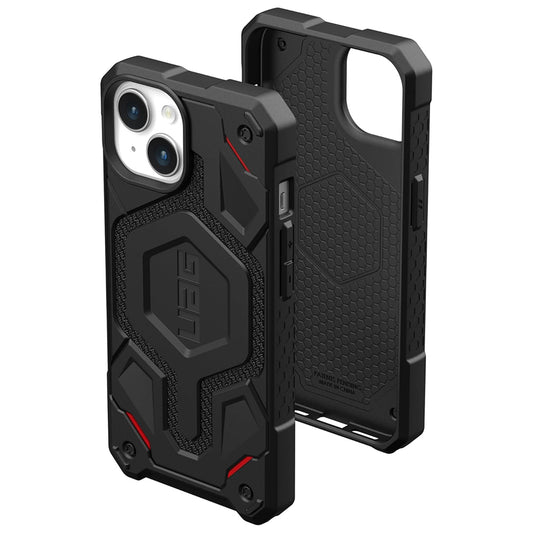 MagSafe puzdro pre Apple iPhone 15 Plus, Urban Armor Gear, Monarch Pro Kevlar, čierne