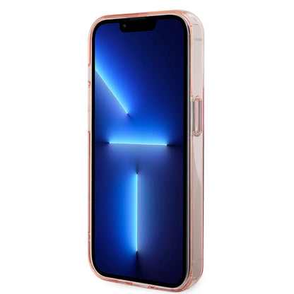 Puzdro MagSafe pre Apple iPhone 15 Pro, Karl Lagerfeld, Ring Stand Karl & Choupette, Ružové