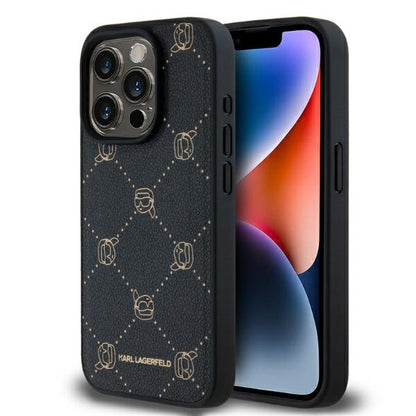 Puzdro MagSafe pre Apple iPhone 15 Pro Max, Karl Lagerfeld, Karl's Head, Čierne