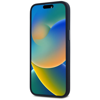 Puzdro MagSafe pre Apple iPhone 15 Pro Max, Karl Lagerfeld, Silicone Shadow Metal Initial, Čierne