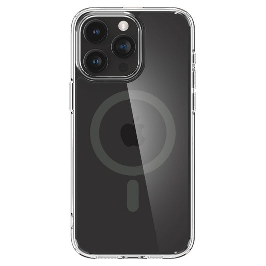 Puzdro MagSafe pre Apple iPhone 15 Pro Max, Spigen, Ultra Hybrid Carbon, Transparentné