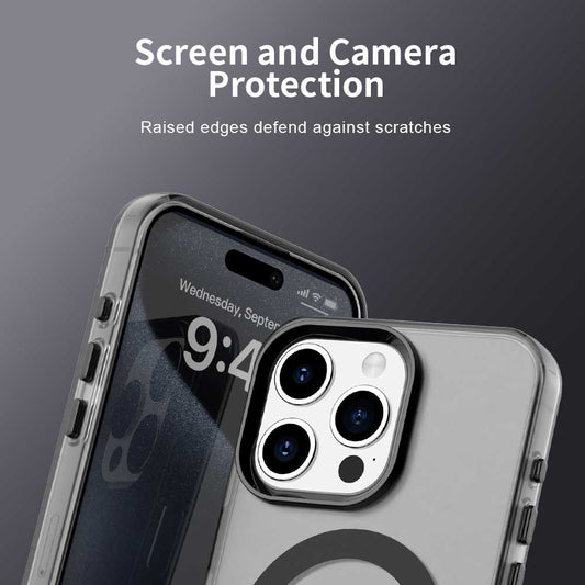 MagSafe puzdro pre Apple iPhone 15 Pro Max, Techsuit, CandyCase, Čierna