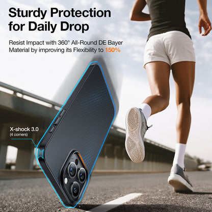 MagSafe puzdro pre Apple iPhone 15 Pro Max, Torras, OriginFit, čierne
