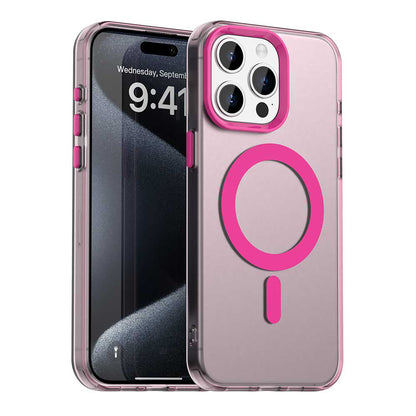 MagSafe puzdro pre Apple iPhone 15 Pro, Techsuit, CandyCase, Ružové