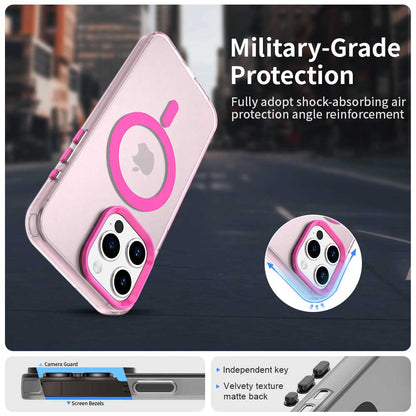 MagSafe puzdro pre Apple iPhone 15 Pro, Techsuit, CandyCase, Ružové