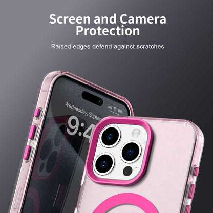 MagSafe puzdro pre Apple iPhone 15 Pro, Techsuit, CandyCase, Ružové