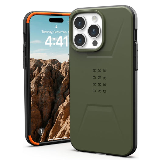 MagSafe puzdro pre Apple iPhone 15 Pro, Urban Armor Gear, Civilian, Zelené