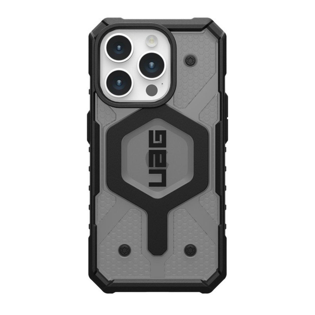 MagSafe puzdro pre Apple iPhone 15 Pro, Urban Armor Gear, Pathfinder, Sivá