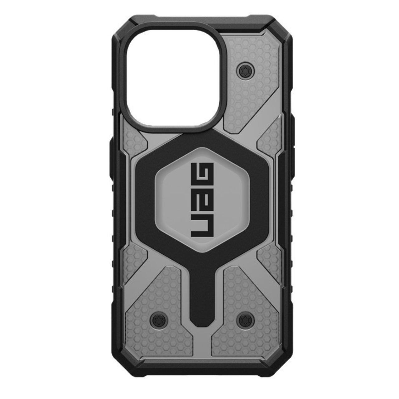 MagSafe puzdro pre Apple iPhone 15 Pro, Urban Armor Gear, Pathfinder, Sivá