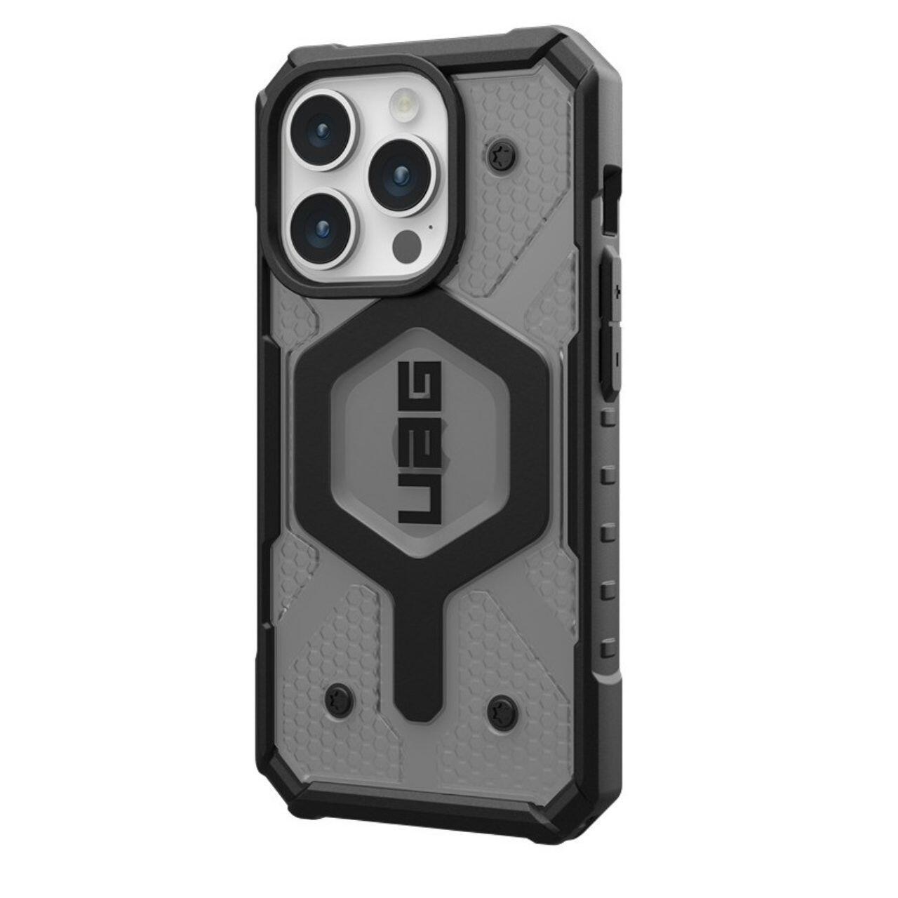 MagSafe puzdro pre Apple iPhone 15 Pro, Urban Armor Gear, Pathfinder, Sivá