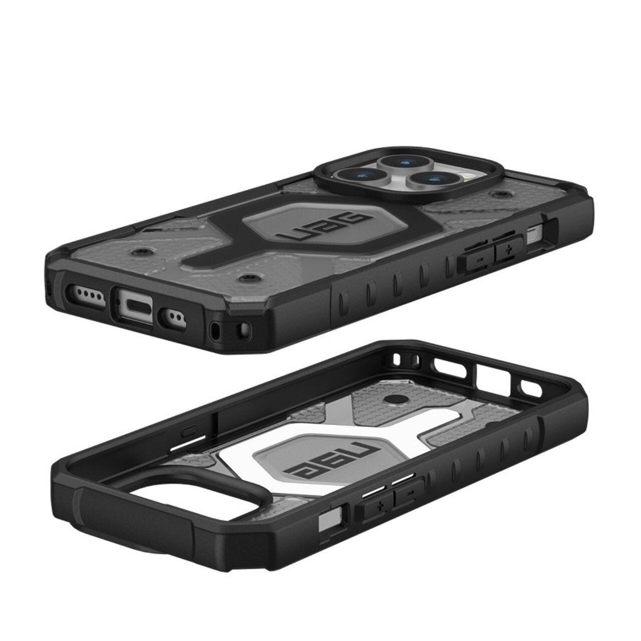 MagSafe puzdro pre Apple iPhone 15 Pro, Urban Armor Gear, Pathfinder, Sivá
