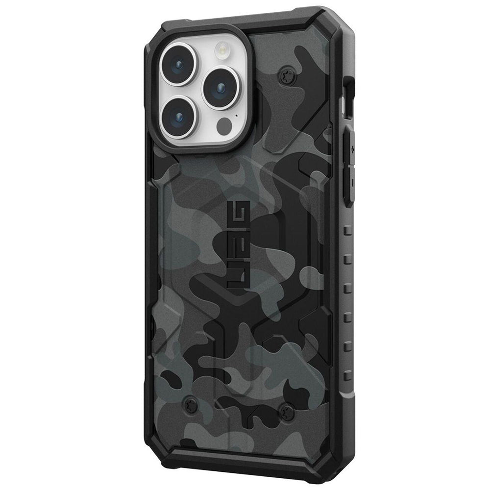 MagSafe puzdro pre Apple iPhone 15 Pro, Urban Armor Gear, Pathfinder SE Midnight Camo, Maskáčové