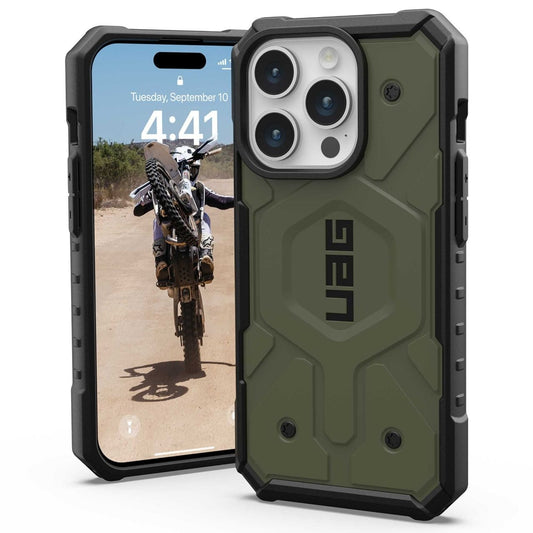 MagSafe puzdro pre Apple iPhone 15 Pro, Urban Armor Gear, Pathfinder, Zelené