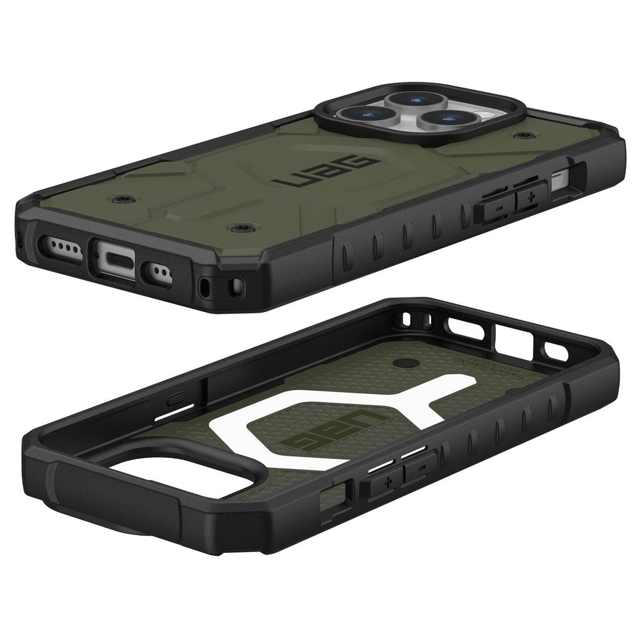 MagSafe puzdro pre Apple iPhone 15 Pro, Urban Armor Gear, Pathfinder, Zelené