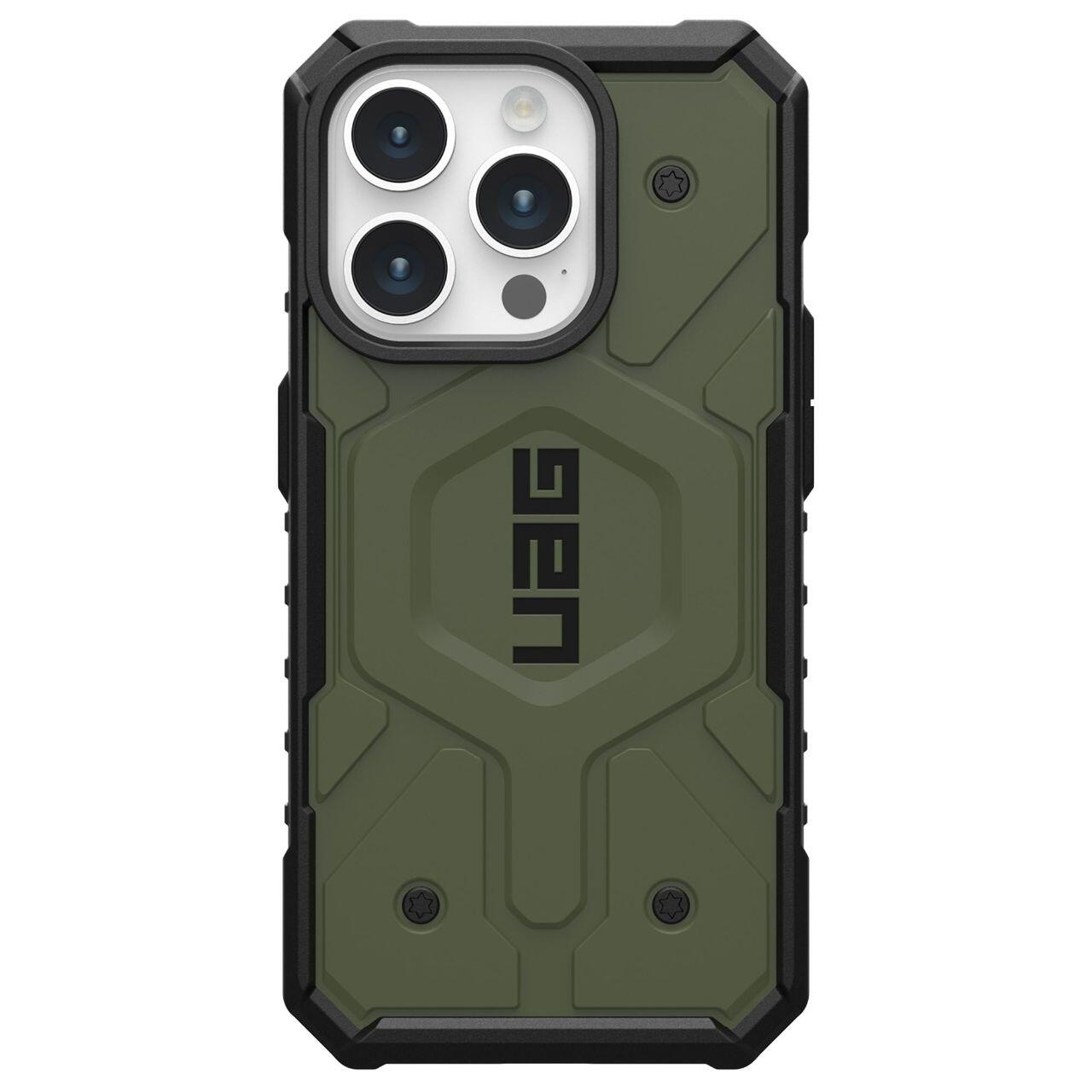 MagSafe puzdro pre Apple iPhone 15 Pro, Urban Armor Gear, Pathfinder, Zelené