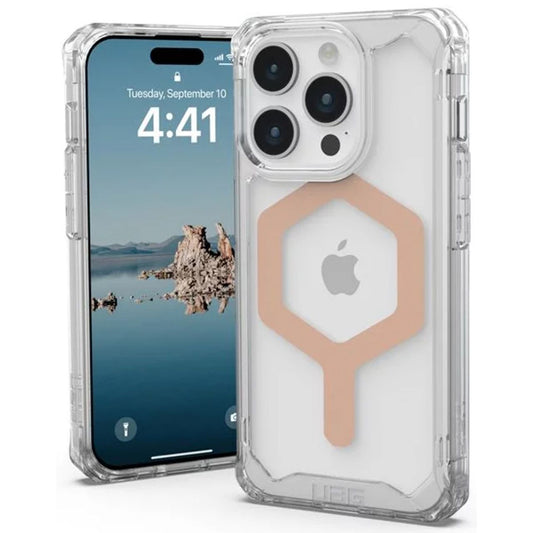 MagSafe puzdro pre Apple iPhone 15 Pro, Urban Armor Gear, Plyo, Ružovo zlatá