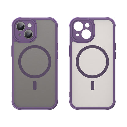 MagSafe Case for Apple iPhone 15, Techsuit, HaloFrost II, Purple