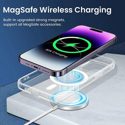 MagSafe puzdro pre Apple iPhone 15, Techsuit, Pro, Čierna
