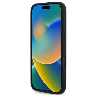 Puzdro MagSafe pre Apple iPhone 16, Karl Lagerfeld, Silikónové Karl & Choupette's Heads, Čierne