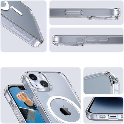 Puzdro MagSafe pre Apple iPhone 16, PanzerGlass, HardCase, Biela Transparentná