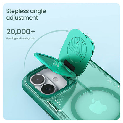 MagSafe puzdro pre Apple iPhone 16 Plus, Nillkin, Iceblade Prop (bez výrezu na kameru), zelené