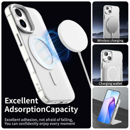 MagSafe puzdro pre Apple iPhone 16 Plus, Techsuit, CandyCase, Biele