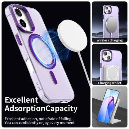 MagSafe puzdro pre Apple iPhone 16 Plus, Techsuit, CandyCase, Fialová