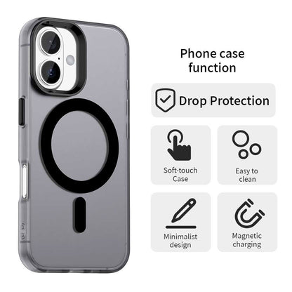 MagSafe puzdro pre Apple iPhone 16 Plus, Techsuit, CandyCase, Čierna