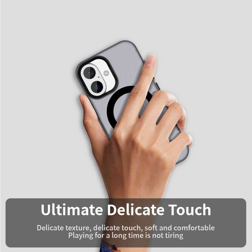 MagSafe puzdro pre Apple iPhone 16 Plus, Techsuit, CandyCase, Čierna