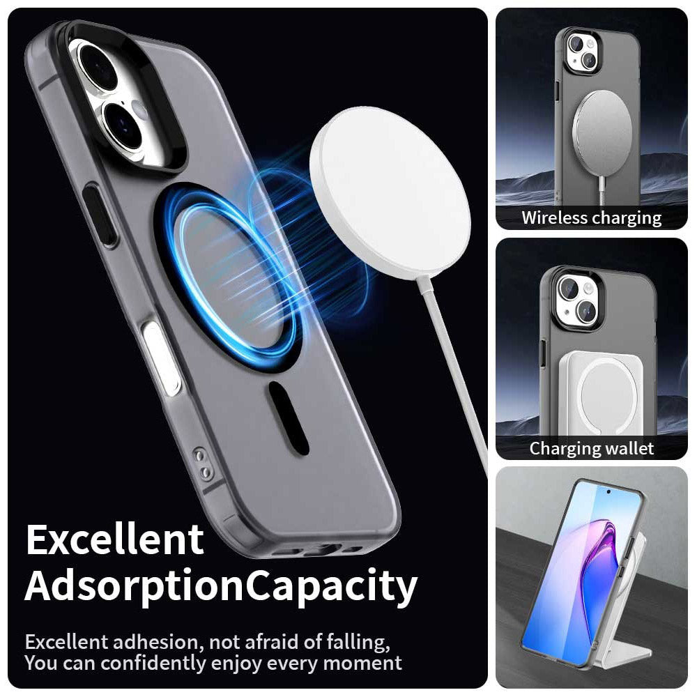 MagSafe puzdro pre Apple iPhone 16 Plus, Techsuit, CandyCase, Čierna
