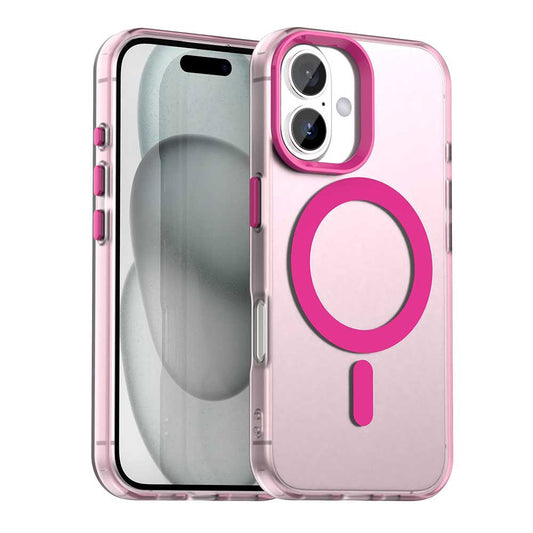 MagSafe puzdro pre Apple iPhone 16 Plus, Techsuit, CandyCase, ružové