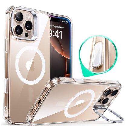 Puzdro MagSafe pre Apple iPhone 16 Pro, ESR, Classic Hybrid Kickstand Slide, Transparentné