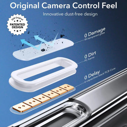 Puzdro MagSafe pre Apple iPhone 16 Pro, ESR, Classic Hybrid Slide, Saténová čierna