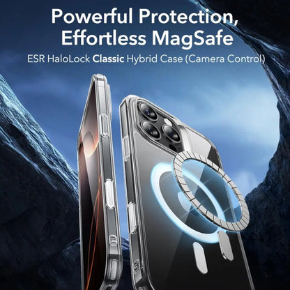 Puzdro MagSafe pre Apple iPhone 16 Pro, ESR, Classic Hybrid Slide, Saténová čierna