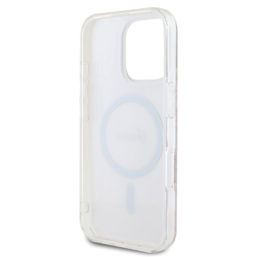 Puzdro MagSafe pre Apple iPhone 16 Pro, Guess, IML 4G, Ružové