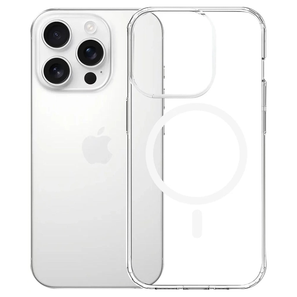 MagSafe puzdro pre Apple iPhone 16 Pro Max, 3MK, Armor MagCase, priehľadné