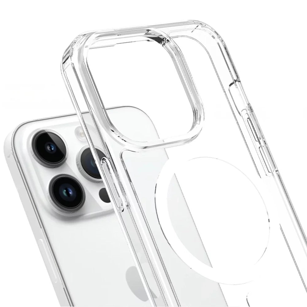 MagSafe puzdro pre Apple iPhone 16 Pro Max, 3MK, Armor MagCase, priehľadné
