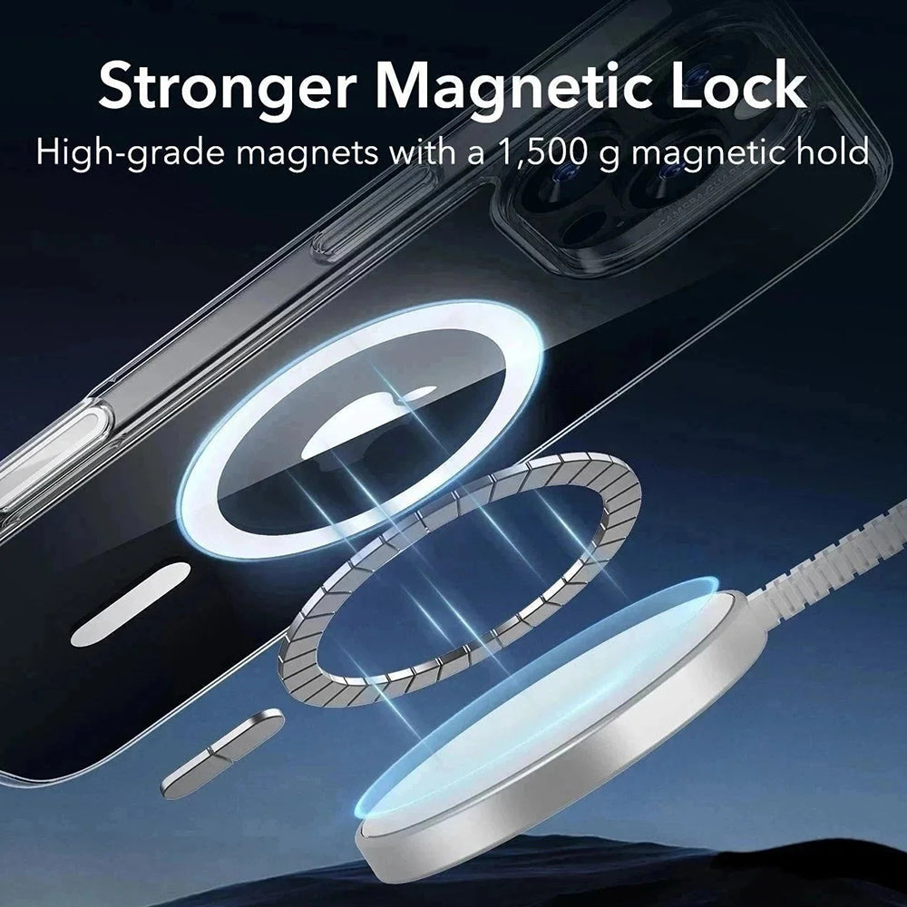 Puzdro MagSafe pre Apple iPhone 16 Pro Max, ESR, Classic Hybrid Slide, Transparent
