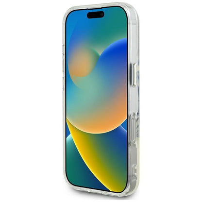 Puzdro MagSafe pre Apple iPhone 16 Pro Max, Guess, IML Metal Colored Circle, Ružová