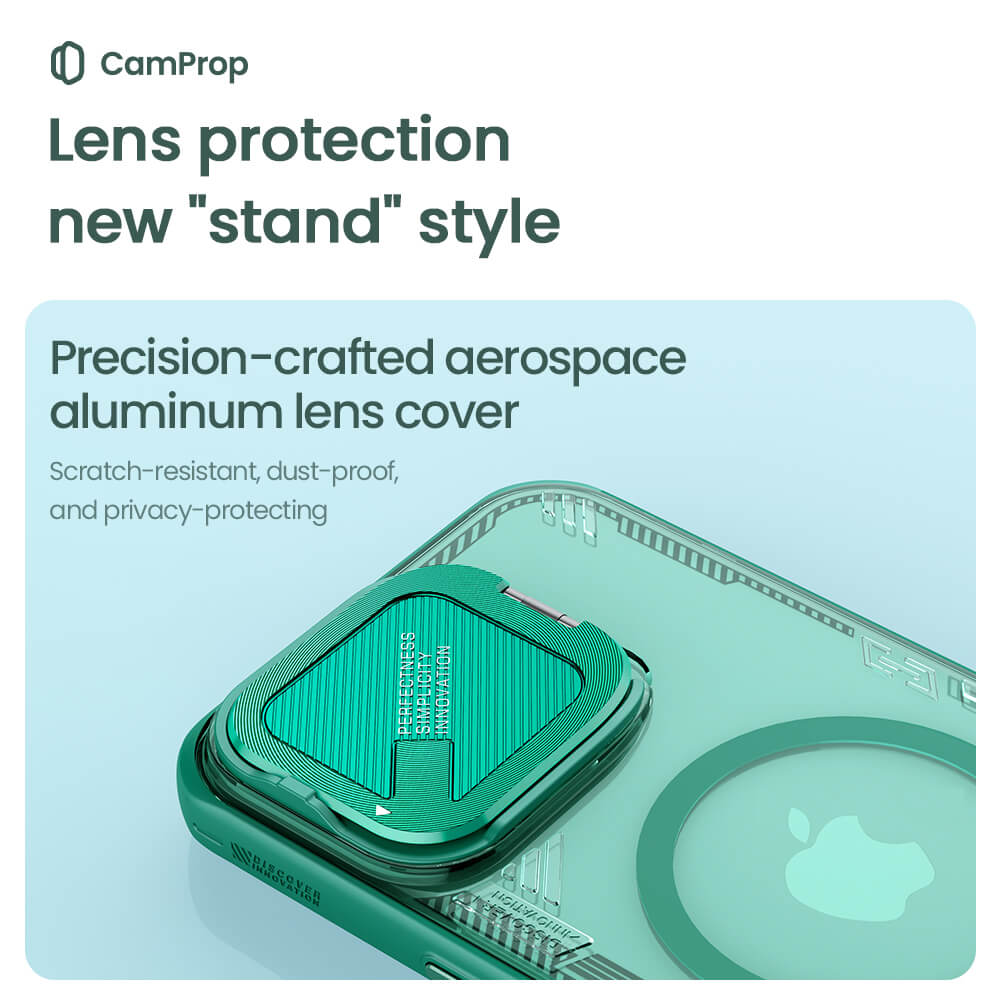 MagSafe puzdro pre Apple iPhone 16 Pro Max, Nillkin, Iceblade Prop (bez výrezu na kameru), zelené