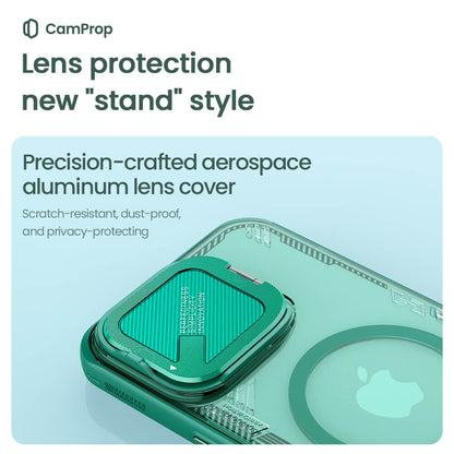 MagSafe puzdro pre Apple iPhone 16 Pro Max, Nillkin, Iceblade Prop (bez výrezu na kameru), zelené