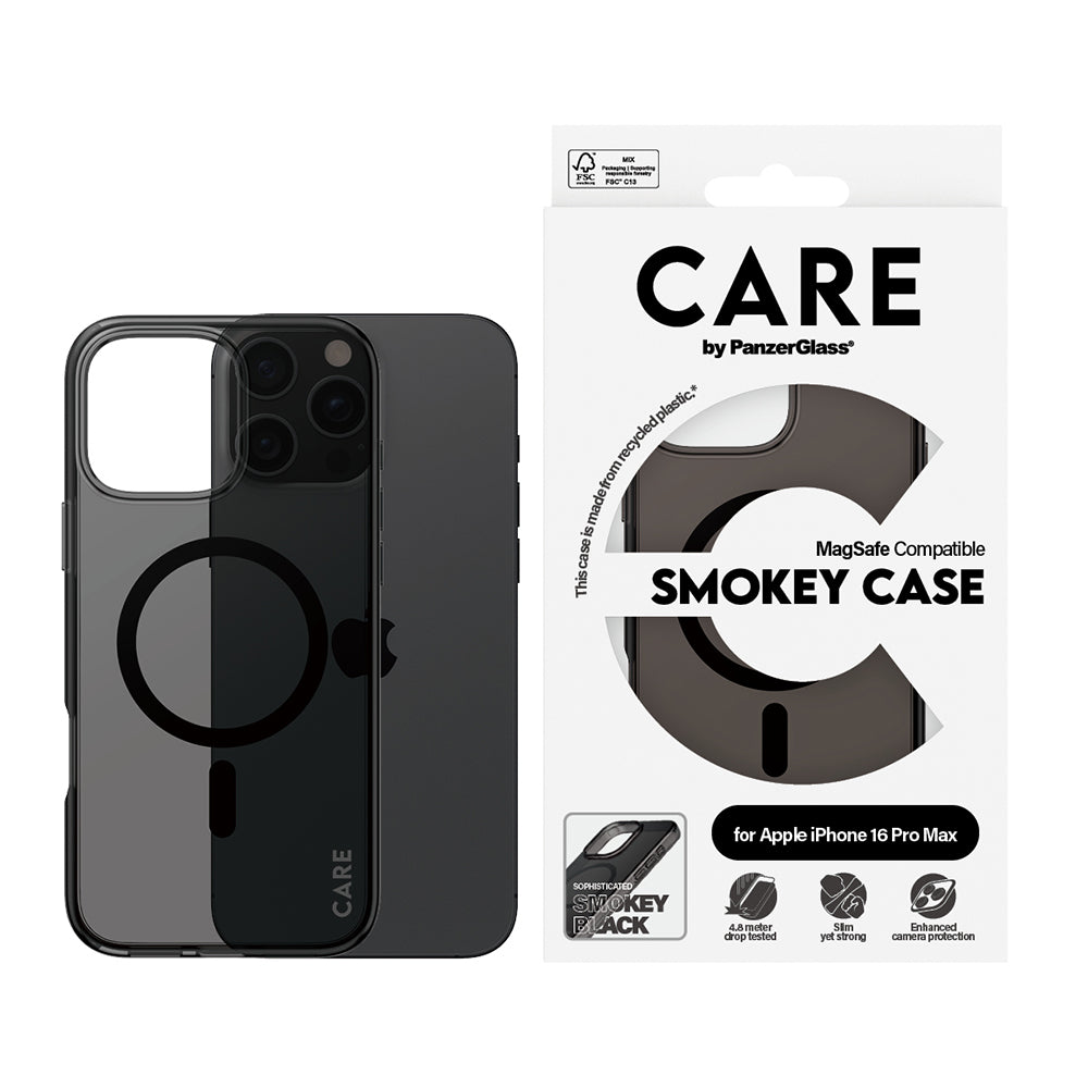 Puzdro MagSafe pre Apple iPhone 16 Pro Max, PanzerGlass, Care Urban Combat, Čierne