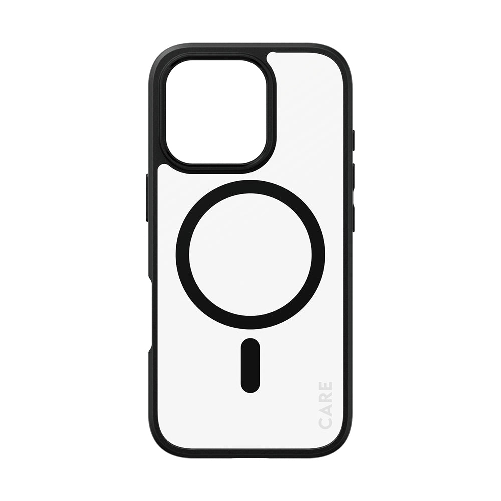 Puzdro MagSafe pre Apple iPhone 16 Pro Max, PanzerGlass, Care Urban Combat, Čierne Transparentné
