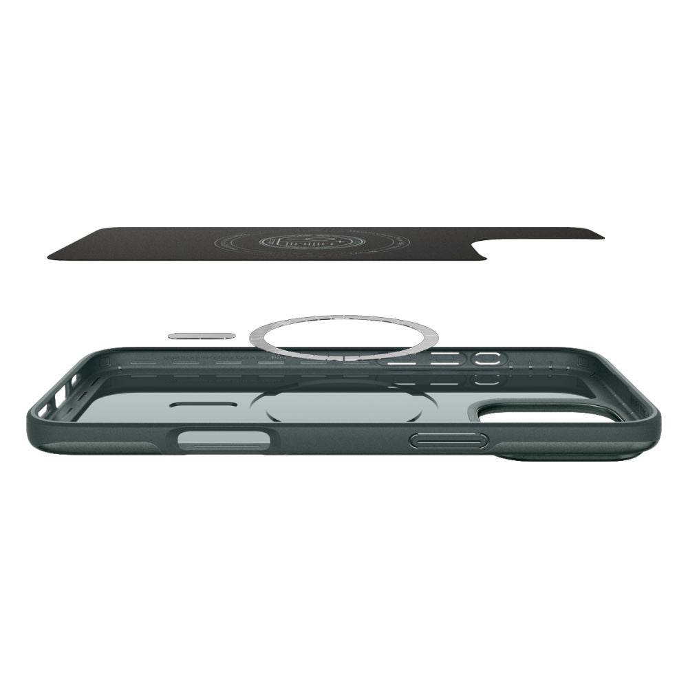Puzdro MagSafe pre Apple iPhone 16 Pro Max, Spigen, Thin Fit, Zelené
