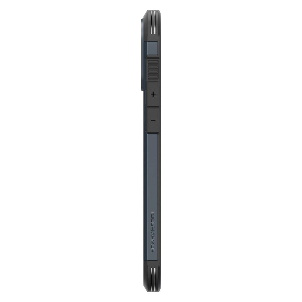 Puzdro MagSafe pre Apple iPhone 16 Pro Max, Spigen, Tough Armor, Modré ACS08014