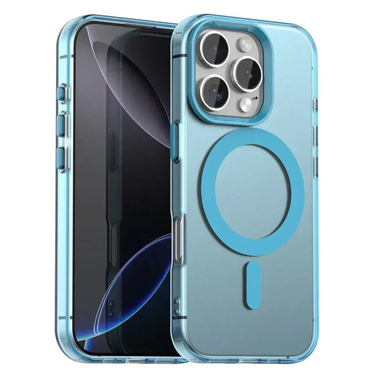 MagSafe puzdro pre Apple iPhone 16 Pro Max, Techsuit, CandyCase, modré