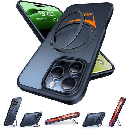 Puzdro MagSafe pre Apple iPhone 16 Pro Max, Torras, Ostand Pro, Čierne