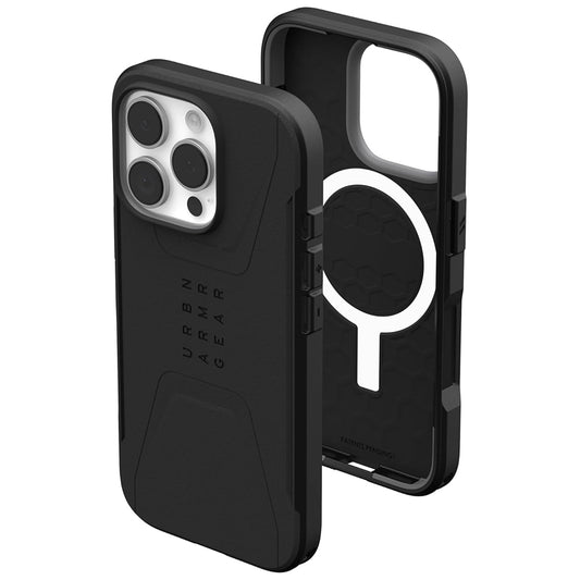 MagSafe puzdro pre Apple iPhone 16 Pro Max, Urban Armor Gear, Essential Armor, čierne